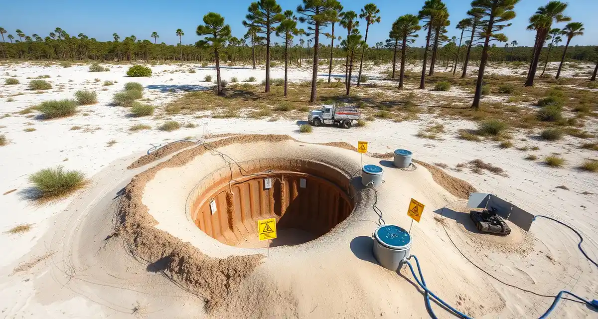 Septic service software for Florida Panhandle regulatory compliance Professional septic system inspection service for Florida Panhandle OSTDS installations with sandy soil compliance