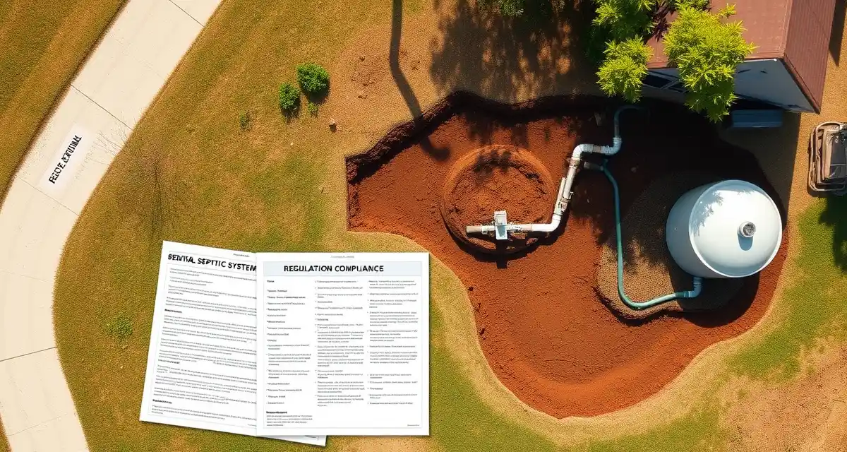 Florida OSTDS Regulatory Compliance Guide Diagram of Florida septic system regulations showing OSTDS components, setback requirements, and DOH compliance standards for onsite wastewater treatment.