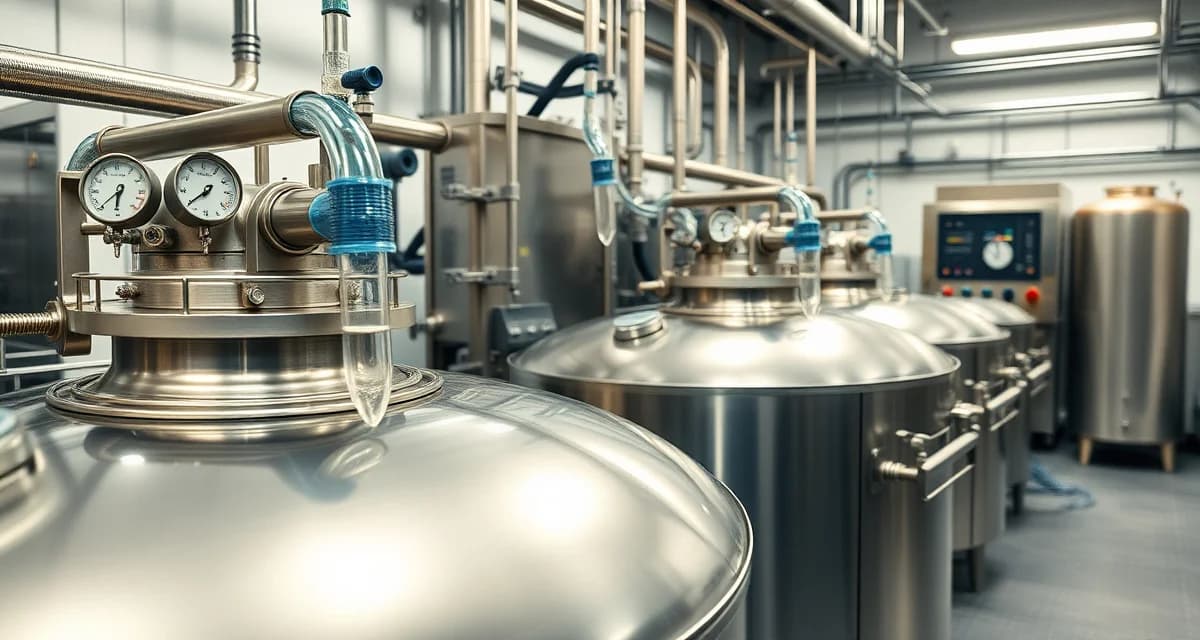 Engineered septic pretreatment solution for food processors Industrial septic pretreatment system for food processing wastewater management with engineered treatment tanks and monitoring equipment