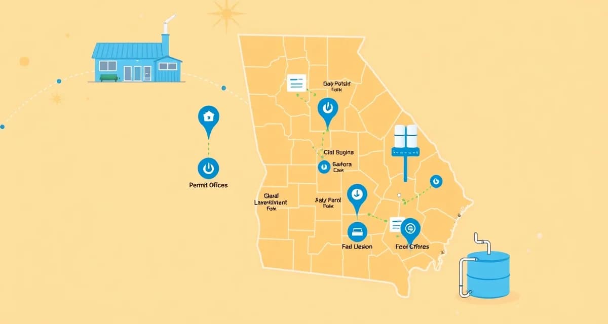 SepticMind septic management software for Georgia companies Georgia septic service software interface showing multi-county permit management and regulatory compliance tracking across Georgia's 159 counties.
