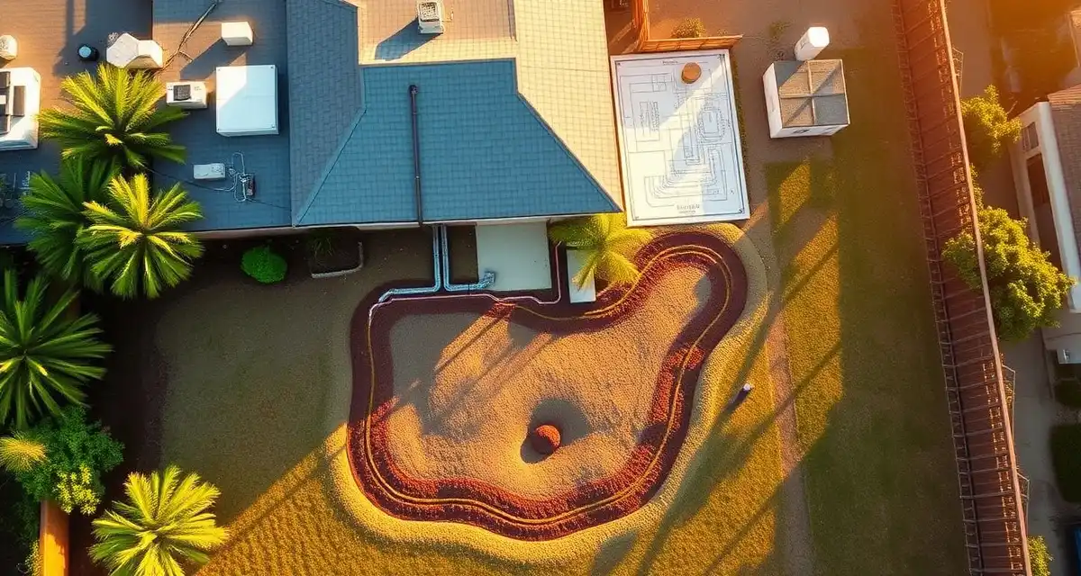 LA County Septic System Permit Compliance Guide Septic permit requirements diagram for Los Angeles County showing OWTS system layout, setback distances, and RWQCB compliance zones for residential properties