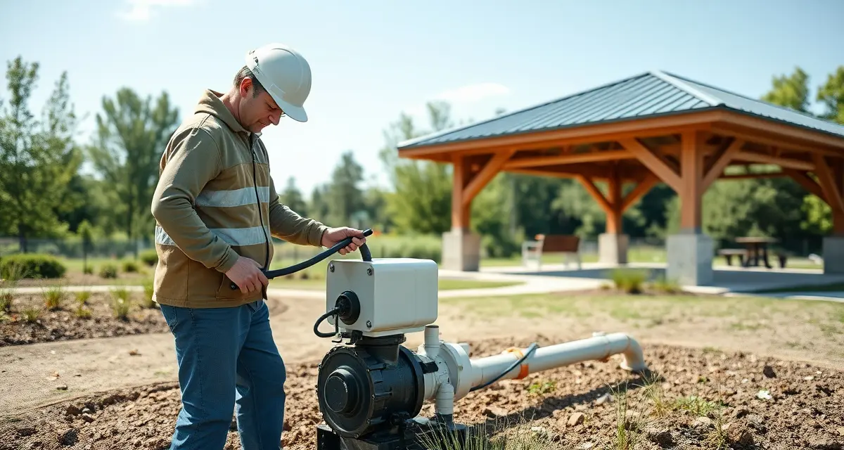 Professional septic service for parks facilities Parks and recreation septic system inspection by certified technician maintaining facility compliance and seasonal readiness.