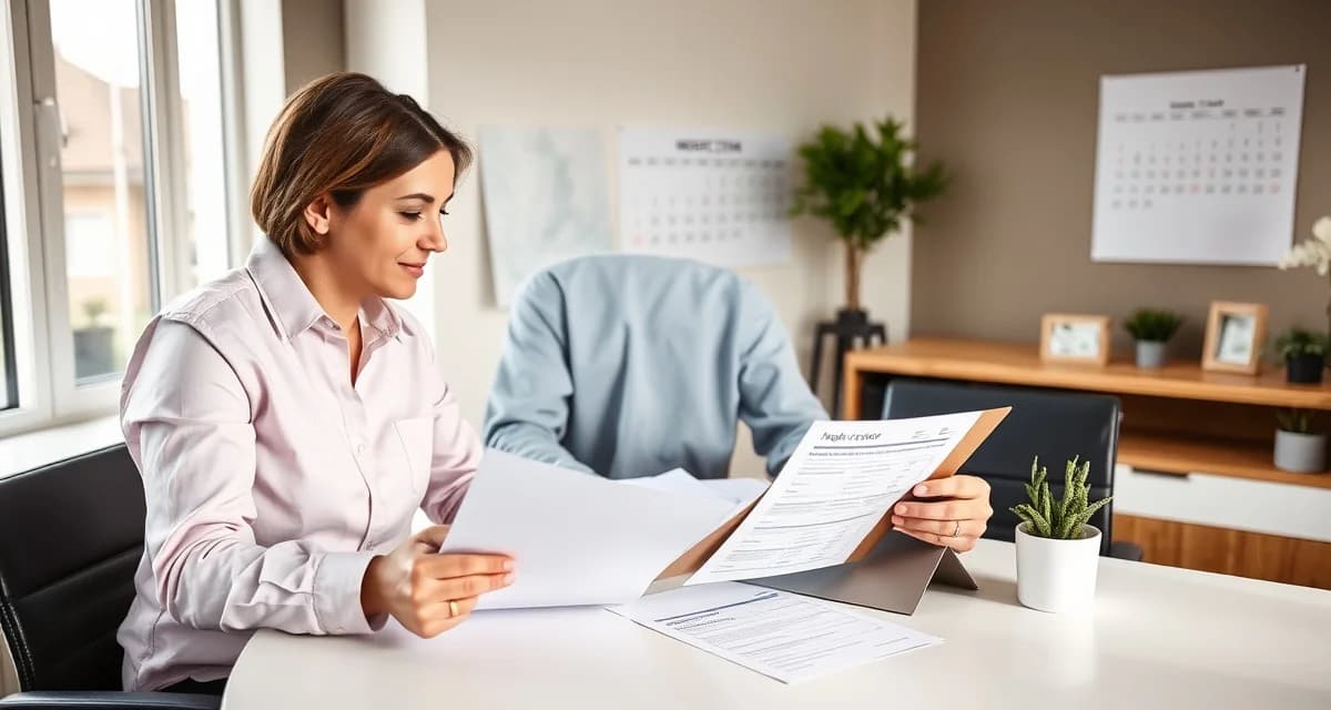 Septic inspection scheduling during real estate season Real estate agent and septic inspector reviewing inspection documents during peak inspection season management workflow