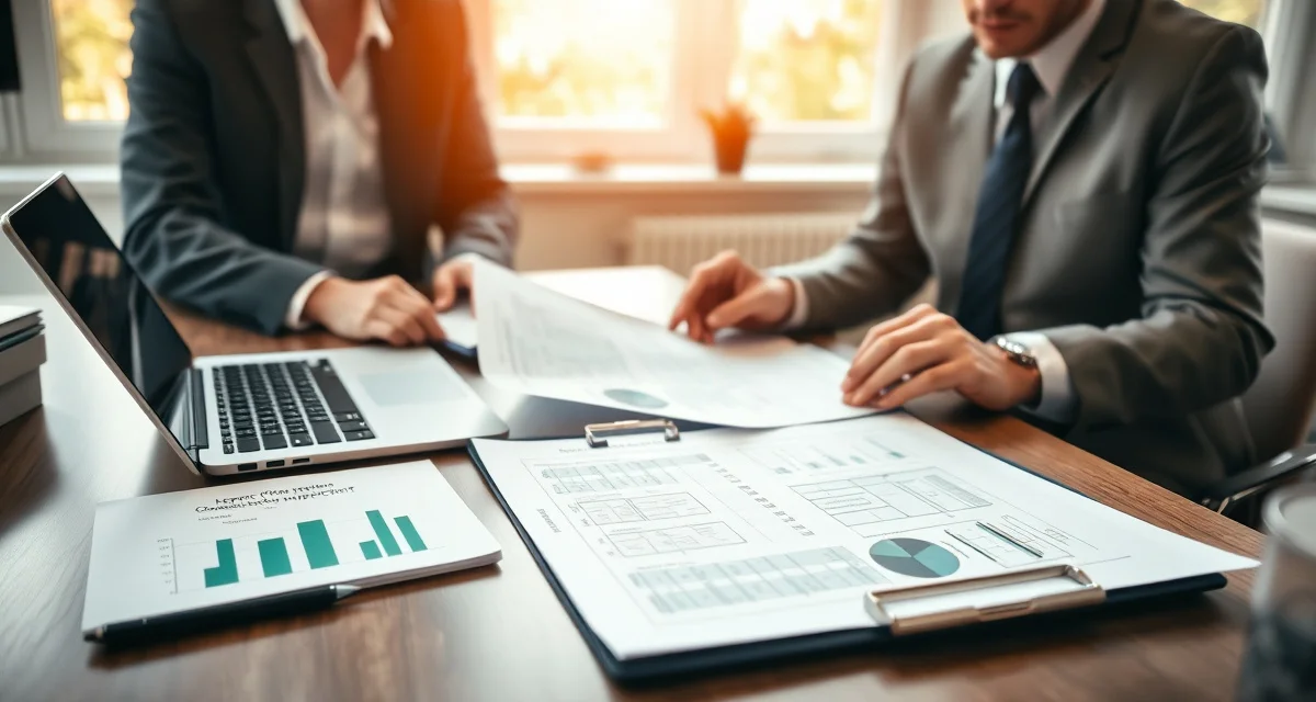 Due diligence inspection process for septic business acquisition Septic company acquisition due diligence checklist review with compliance documentation and equipment inspection records on desk