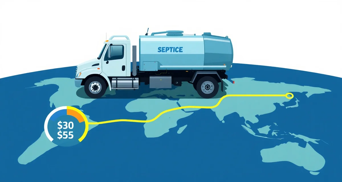 Fuel cost management strategies for septic service companies Septic company fuel cost management visualization showing route optimization and diesel expense reduction strategies for pumping services.