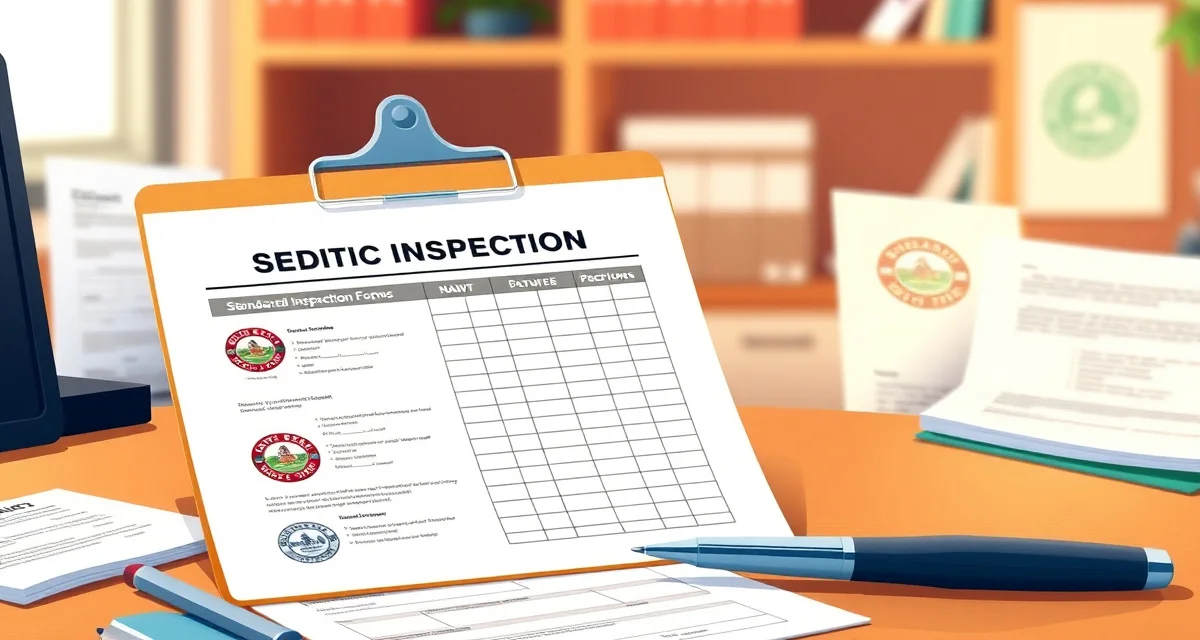 National septic inspection standards documentation NAWT standard septic inspection report documentation showing national compliance requirements and lender acceptance criteria