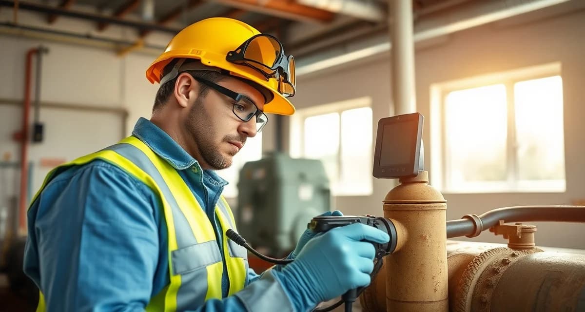 Summer camp septic inspection preparation Septic system pre-season inspection at summer camp facility in spring to prevent opening failures