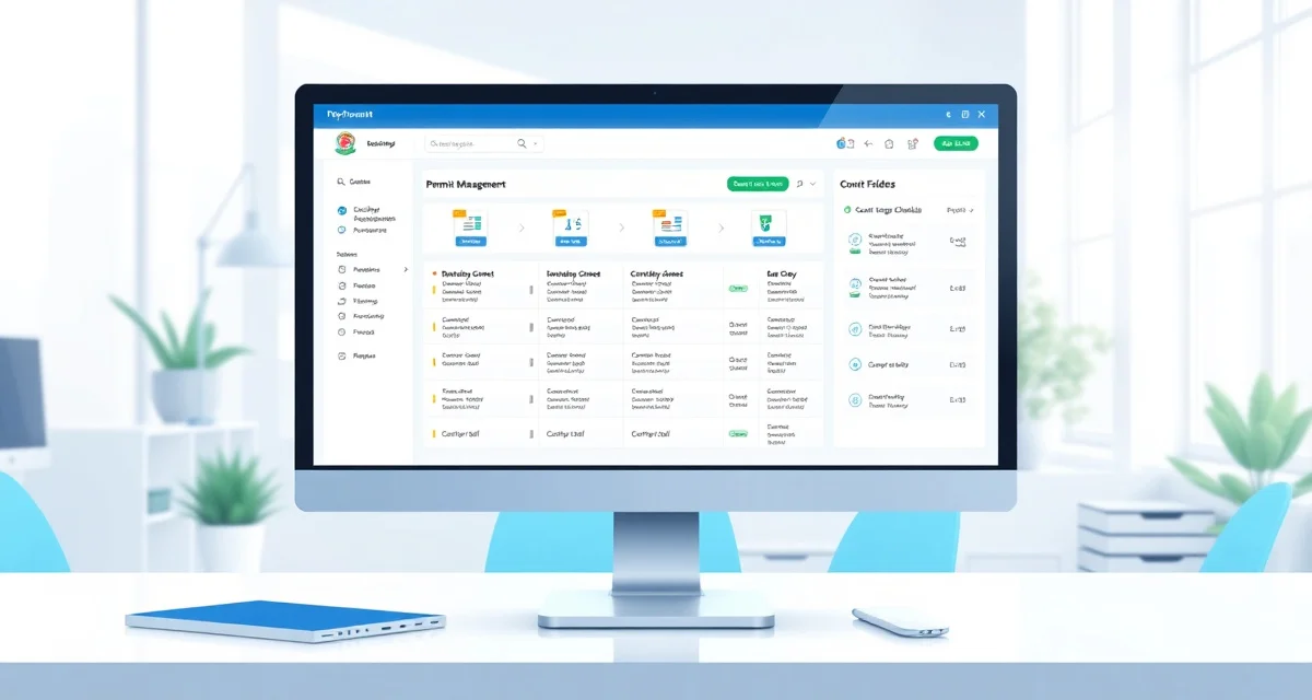 Automated permit management across multiple counties Digital septic permit tracking system displaying organized county-specific compliance requirements and deadline notifications for multi-county service operations