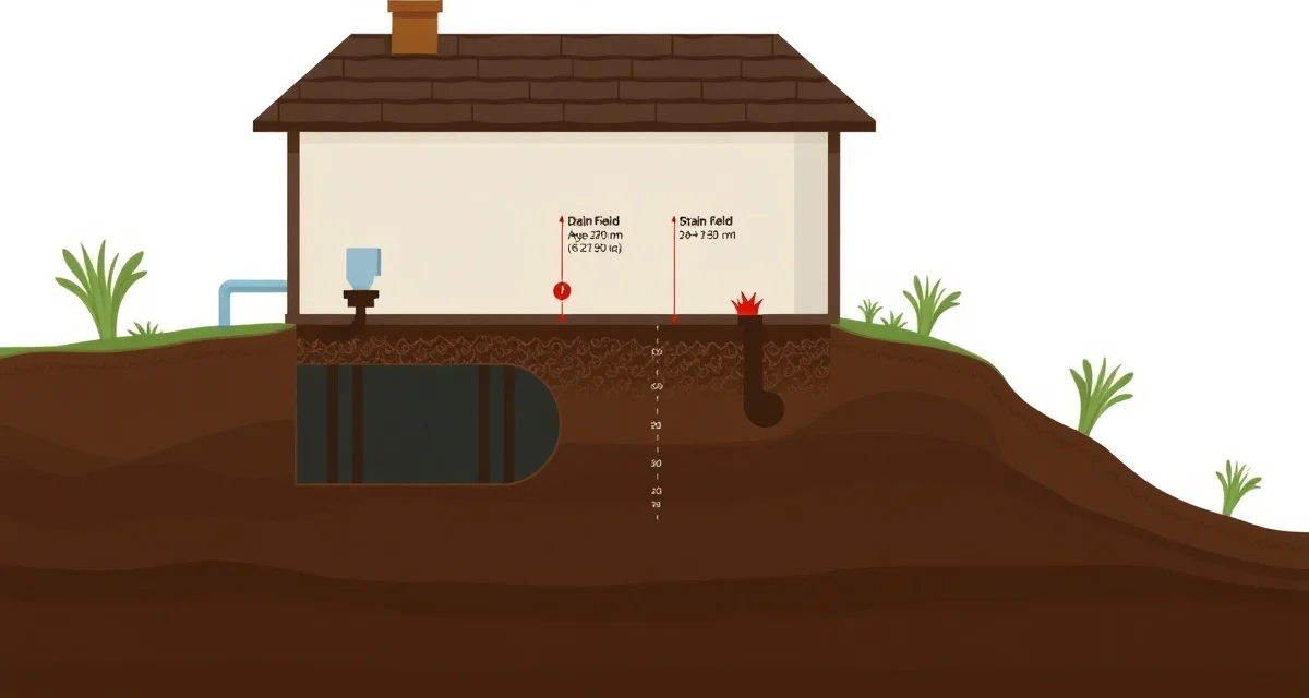 Timeline of septic system inspection requirements by age Septic system age inspection needs timeline showing increased failure risk for systems over 20 years old with enhanced protocol requirements.