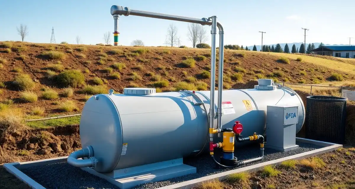 Environmental compliance septic system setup Septic system installation with EPA lead contamination safety markers for shooting range facilities compliance