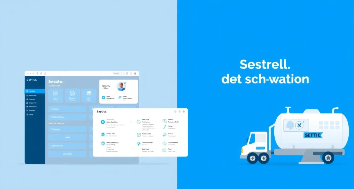 Septic management software platform comparison SepticMind vs ServiceTitan software comparison showing septic-specific features and platform differences for septic companies