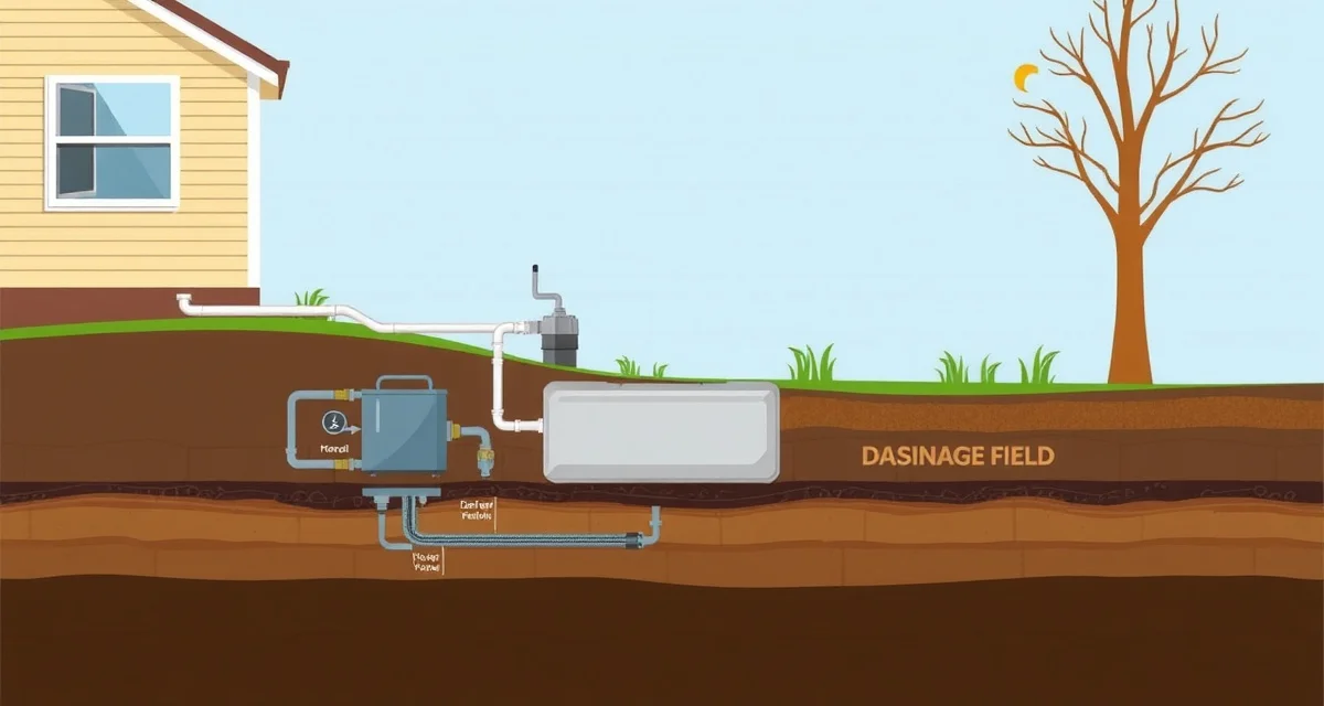 Travis County OSSF Permit Compliance Guide Diagram of septic permit requirements and OSSF system components for Travis County Texas installations