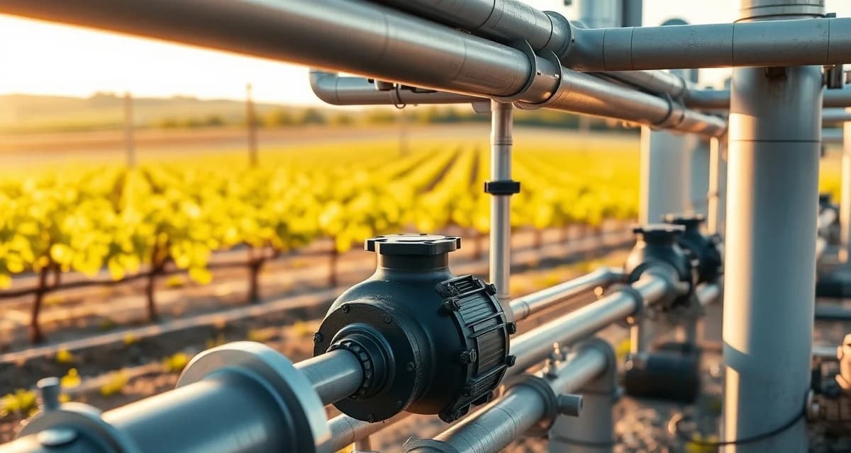 Specialized septic infrastructure for commercial winemaking facilities Industrial septic system treatment components designed for winery wastewater management during crush season operations.